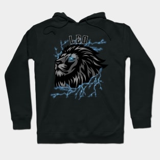 Lightning Leo (blue) Hoodie